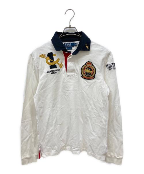 POLO RALPH LAUREN（ポロ・ラルフローレン）POLO RALPH LAUREN (ポロ・ラルフローレン) ラガーシャツ ホワイト サイズ:Ｍの古着・服飾アイテム