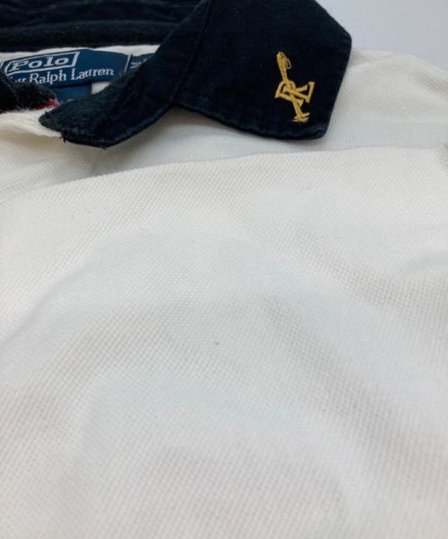 POLO RALPH LAUREN（ポロ・ラルフローレン）POLO RALPH LAUREN (ポロ・ラルフローレン) ラガーシャツ ホワイト サイズ:Ｍの古着・服飾アイテム