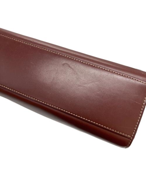 Cartier（カルティエ）Cartier (カルティエ) マストラインハンドバッグ ボルドーの古着・服飾アイテム
