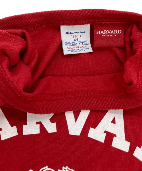 Champion（チャンピオン）Champion (チャンピオン) カレッジロゴプリントTシャツ レッド サイズ:ＸＳの古着・服飾アイテム
