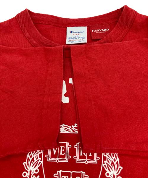 Champion（チャンピオン）Champion (チャンピオン) カレッジロゴプリントTシャツ レッド サイズ:ＸＳの古着・服飾アイテム