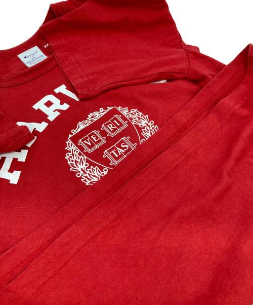Champion（チャンピオン）Champion (チャンピオン) カレッジロゴプリントTシャツ レッド サイズ:ＸＳの古着・服飾アイテム