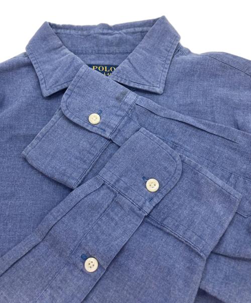 POLO RALPH LAUREN（ポロ・ラルフローレン）POLO RALPH LAUREN (ポロ・ラルフローレン) シャツ ブルー サイズ:Ｌの古着・服飾アイテム