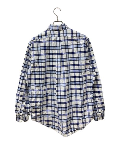 BROOKS BROTHERS（ブルックスブラザーズ）BROOKS BROTHERS (ブルックスブラザーズ) ボタンダウンチェックシャツ ブルー サイズ:Lの古着・服飾アイテム