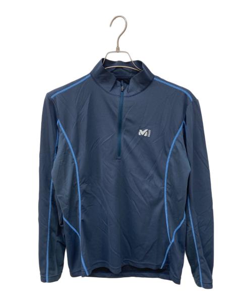 MILLET（ミレー）MILLET (ミレー) ハーフジップカットソー ネイビー サイズ:Lの古着・服飾アイテム