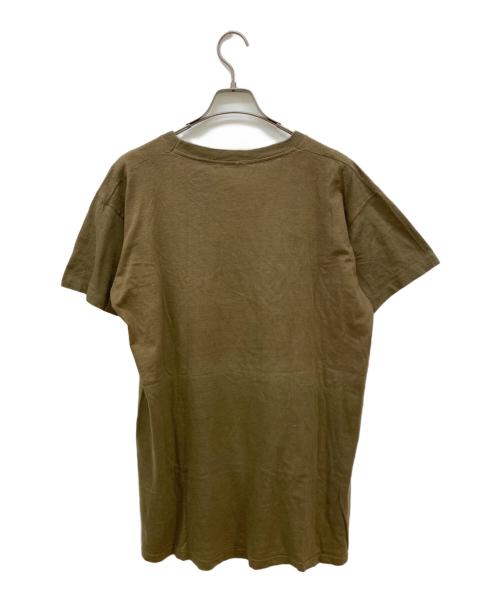 USED（ユーズド）USED (ユーズド) ミリタリープリントTシャツ カーキ サイズ:表記なしの古着・服飾アイテム
