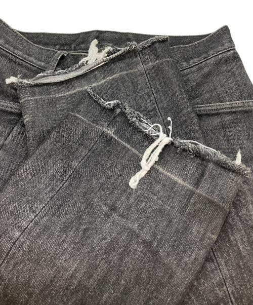 kaiko（カイコー）kaiko (カイコー) デニムパンツ グレー サイズ:2の古着・服飾アイテム