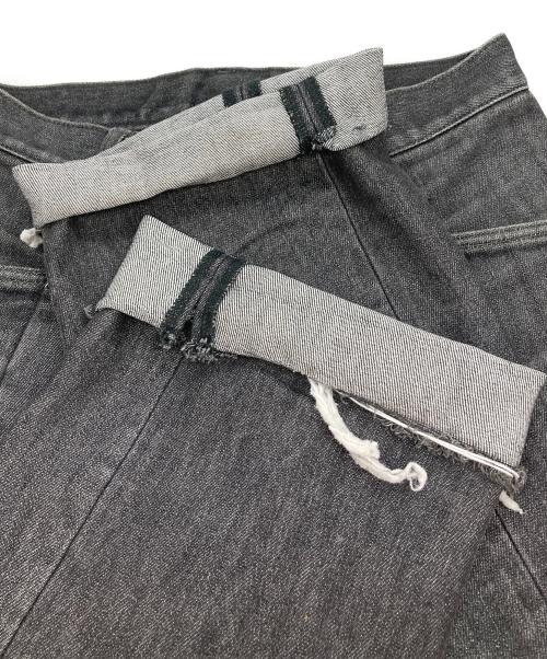 kaiko（カイコー）kaiko (カイコー) デニムパンツ グレー サイズ:2の古着・服飾アイテム