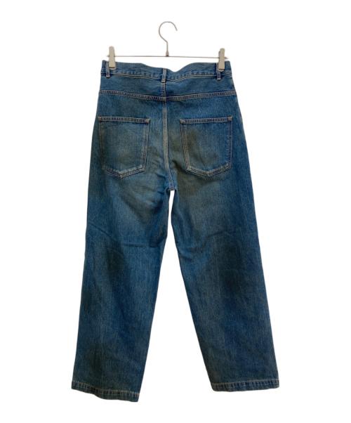 order（オーダー）order (オーダー) loose denim pants vintage/ダート加工デニムパンツ インディゴ サイズ:Ｍの古着・服飾アイテム