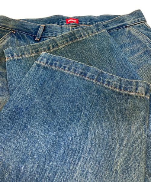 order（オーダー）order (オーダー) loose denim pants vintage/ダート加工デニムパンツ インディゴ サイズ:Ｍの古着・服飾アイテム