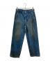order（オーダー）の古着「loose denim pants vintage/ダート加工デニムパンツ」｜インディゴ