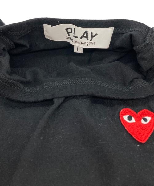 PLAY COMME des GARCONS（プレイコムデギャルソン）PLAY COMME des GARCONS (プレイコムデギャルソン) ハートロゴTシャツ ブラック サイズ:Ｌの古着・服飾アイテム