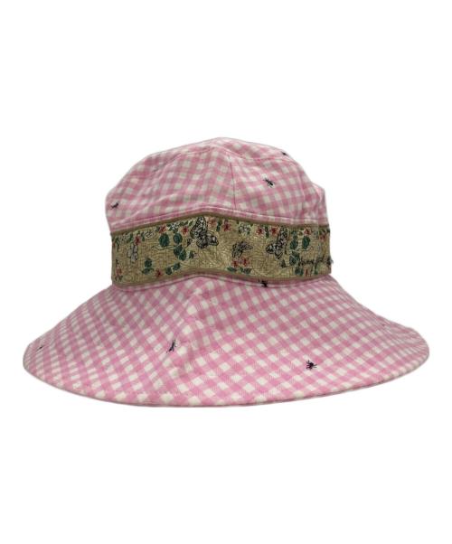 Vivienne Westwood（ヴィヴィアンウエストウッド）Vivienne Westwood (ヴィヴィアンウエストウッド) オーブアイコンバケットハット ピンクの古着・服飾アイテム