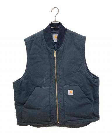 中古・古着通販】CarHartt (カーハート) ダックベスト ブラック サイズ