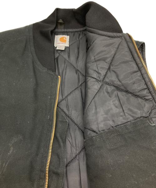 CarHartt（カーハート）CarHartt (カーハート) ダックベスト ブラック サイズ:XLの古着・服飾アイテム