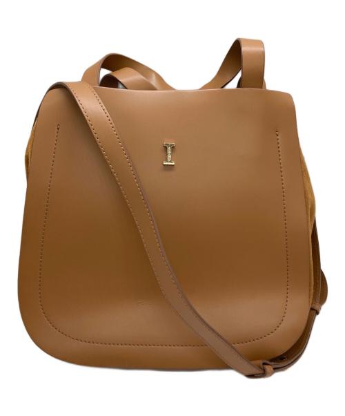 IACUCCI（イアクッチ）IACUCCI (イアクッチ) ZAFFIRO/2WAYバッグ ブラウンの古着・服飾アイテム