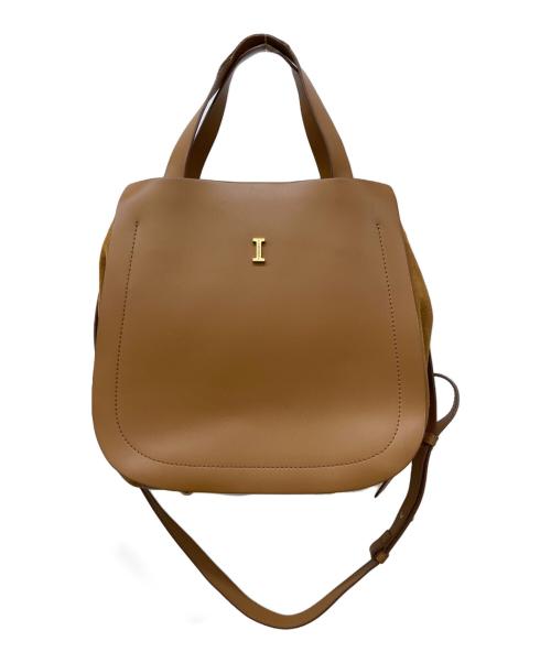 IACUCCI（イアクッチ）IACUCCI (イアクッチ) ZAFFIRO/2WAYバッグ ブラウンの古着・服飾アイテム