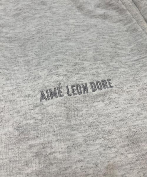Aime Leon Dore（エメ レオン ドレ）Aime Leon Dore (エメ レオン ドレ) スウェットハーフパンツ ライトグレー サイズ:Ⅼの古着・服飾アイテム
