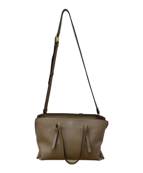 GIANNI CHIARINI（ジャンニ キアリーニ）GIANNI CHIARINI (ジャンニ キアリーニ) 2WAYバッグ ベージュの古着・服飾アイテム