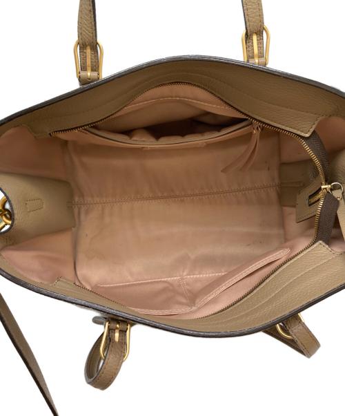 GIANNI CHIARINI（ジャンニ キアリーニ）GIANNI CHIARINI (ジャンニ キアリーニ) 2WAYバッグ ベージュの古着・服飾アイテム