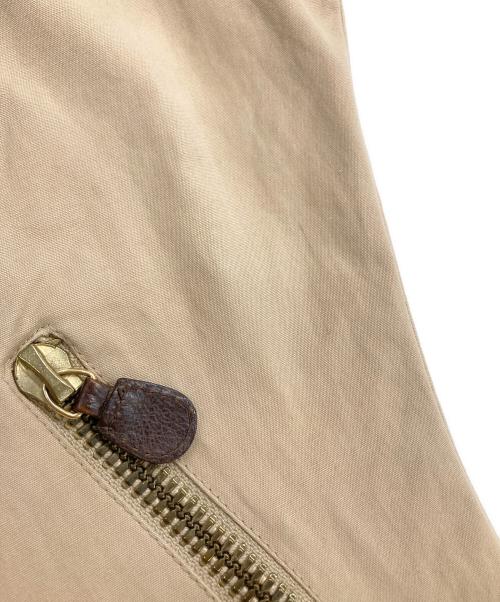 MARNI（マルニ）MARNI (マルニ) バックジップコットンライダースジャケット ベージュ サイズ:42の古着・服飾アイテム