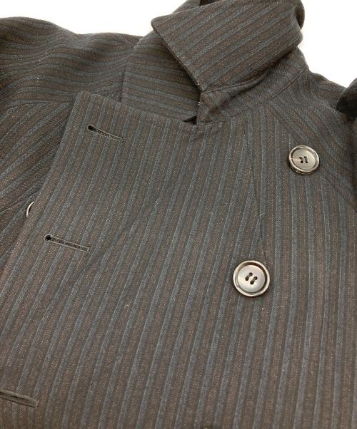 JUNYA WATANABE COMME des GARCONS（(ジュンヤワタナベ コムデギャルソン）JUNYA WATANABE COMME des GARCONS ((ジュンヤワタナベ コムデギャルソン) ウールトレンチコート ネイビー サイズ:表記なしの古着・服飾アイテム