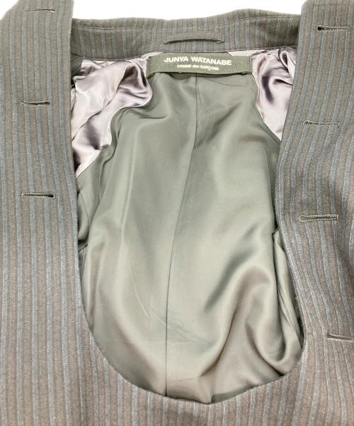 JUNYA WATANABE COMME des GARCONS（(ジュンヤワタナベ コムデギャルソン）JUNYA WATANABE COMME des GARCONS ((ジュンヤワタナベ コムデギャルソン) ウールトレンチコート ネイビー サイズ:表記なしの古着・服飾アイテム