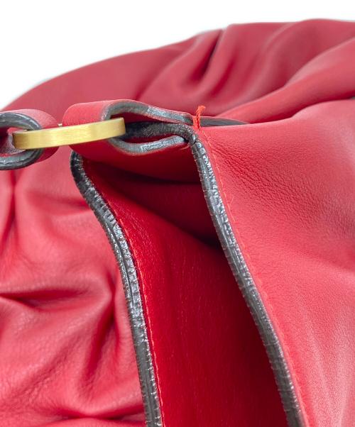 SMYTHSON（スマイソン）SMYTHSON (スマイソン) シワ加工バッグ レッド サイズ:-の古着・服飾アイテム