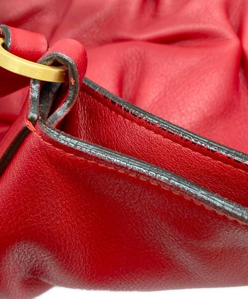 SMYTHSON（スマイソン）SMYTHSON (スマイソン) シワ加工バッグ レッド サイズ:-の古着・服飾アイテム