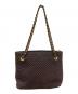 BALLY (バリー) キルティングチェーントートバッグ ブラウン：6000円