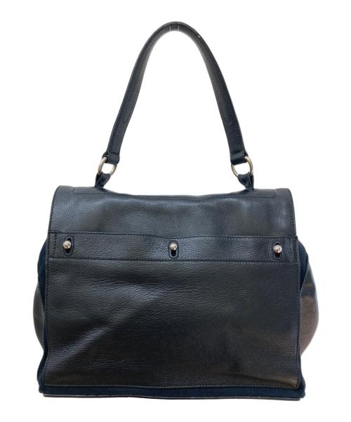 Yves Saint Laurent（イヴサンローラン）Yves Saint Laurent (イヴサンローラン) ミューズトゥ/ターンロックレザーバッグ ブラック サイズ:-の古着・服飾アイテム