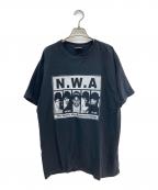 N.W.Aエヌ・ダブリュ・エー）の古着「プリントTシャツ」｜ブラック