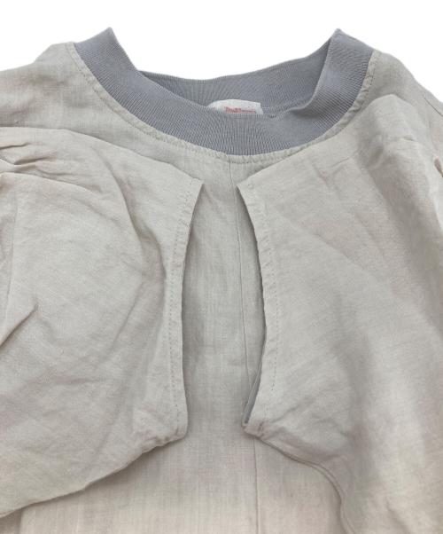 BEARDSLEY（ビアズリー）BEARDSLEY (ビアズリー) リネンラミーブラウスワンピース アイボリー サイズ:Sの古着・服飾アイテム