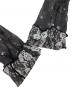 中古・古着 Candy Stripper (キャンディーストリッパー) FLOWER CHECK LACE HOODIE/パーカー ブラック サイズ:FREE：9000円