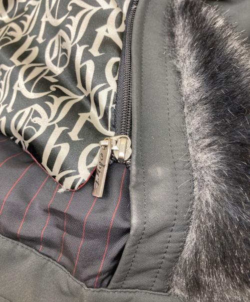 GAULTIER HOMME objet（ゴルチエオムオブジェ）GAULTIER HOMME objet (ゴルチエオムオブジェ) フォックスファーライナー付モッズコート ブラック サイズ:48の古着・服飾アイテム