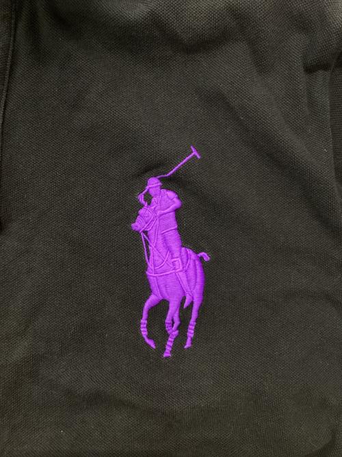 POLO RALPH LAUREN（ポロ・ラルフローレン）POLO RALPH LAUREN (ポロ・ラルフローレン) ビッグポニー刺繍ポロシャツ ブラック サイズ:XXLの古着・服飾アイテム