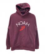 Noahノア）の古着「Winged Foot Logo Hoodie/パーカー」｜バーガンディー