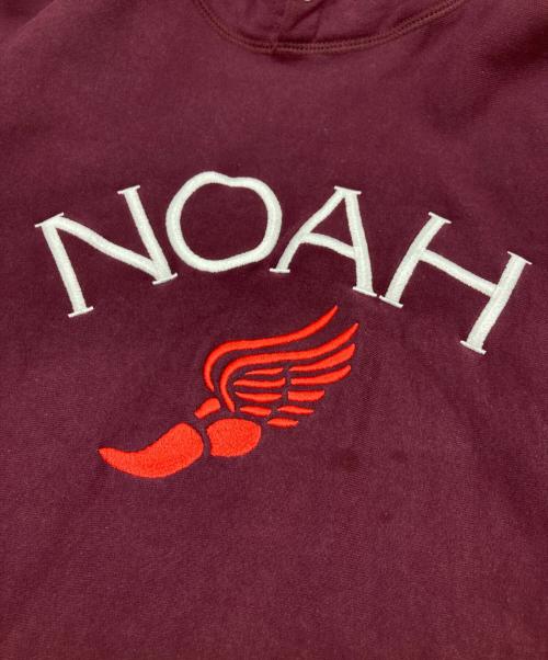 Noah（ノア）Noah (ノア) Winged Foot Logo Hoodie/パーカー バーガンディー サイズ:Ｌの古着・服飾アイテム
