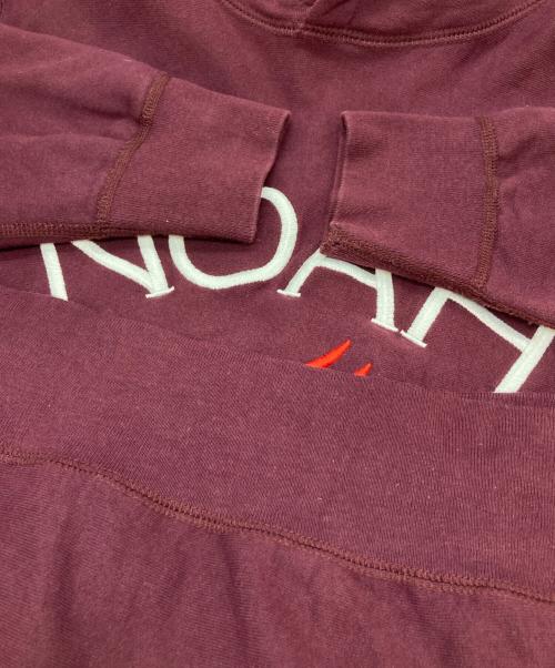 Noah（ノア）Noah (ノア) Winged Foot Logo Hoodie/パーカー バーガンディー サイズ:Ｌの古着・服飾アイテム