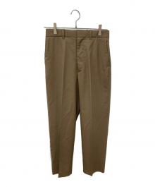 STEVEN ALAN（スティーブンアラン）の古着「120S WL SUPER BAGGY TAPERED HALF EASY-JUST/パンツ」｜ブラウン
