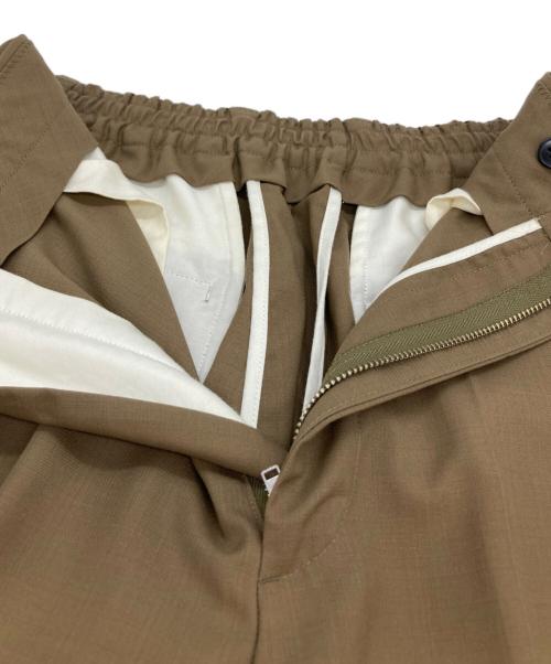 STEVEN ALAN（スティーブンアラン）STEVEN ALAN (スティーブンアラン) 120S WL SUPER BAGGY TAPERED HALF EASY-JUST/パンツ ブラウン サイズ:Sの古着・服飾アイテム