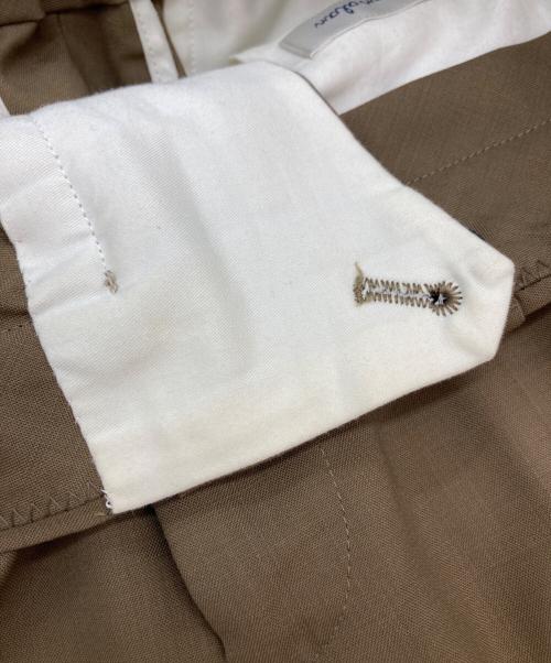 STEVEN ALAN（スティーブンアラン）STEVEN ALAN (スティーブンアラン) 120S WL SUPER BAGGY TAPERED HALF EASY-JUST/パンツ ブラウン サイズ:Sの古着・服飾アイテム
