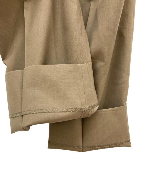 STEVEN ALAN（スティーブンアラン）STEVEN ALAN (スティーブンアラン) 120S WL SUPER BAGGY TAPERED HALF EASY-JUST/パンツ ブラウン サイズ:Sの古着・服飾アイテム