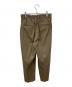 STEVEN ALAN (スティーブンアラン) 120S WL SUPER BAGGY TAPERED HALF EASY-JUST/パンツ ブラウン サイズ:S：4000円
