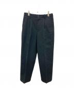 STEVEN ALANスティーブンアラン）の古着「STRC/DRIL SUPER BAGGY TAPEREDⅡ/パンツ」｜ブラック