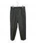 STEVEN ALAN（スティーブンアラン）の古着「STRC/DRIL SUPER BAGGY TAPEREDⅡ/パンツ」｜チャコールグレー
