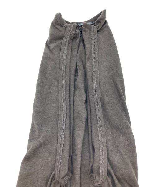 mizuiro-ind（ミズイロインド）mizuiro-ind (ミズイロインド) ノースリーブワンピース ブラウン サイズ:FREEの古着・服飾アイテム
