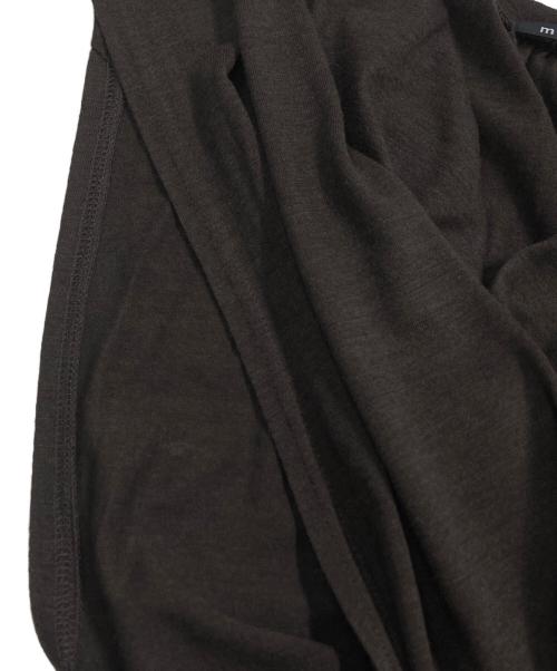 mizuiro-ind（ミズイロインド）mizuiro-ind (ミズイロインド) ノースリーブワンピース ブラウン サイズ:FREEの古着・服飾アイテム