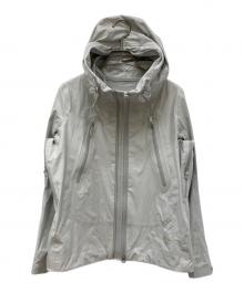 DESCENTE（デサント）の古着「HARD SHELL JACKET "CREAS"/ナイロンジャケット」｜ライトグレー
