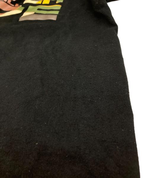 A BATHING APE（アベイシングエイプ）A BATHING APE (アベイシングエイプ) ロゴカモプリントTシャツ ブラック サイズ:Ｍの古着・服飾アイテム